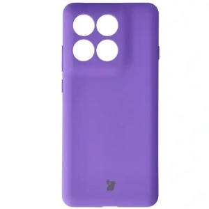 Silikonowe etui Bizon Soft Case do Motorola Edge 60 Pro fioletowe
