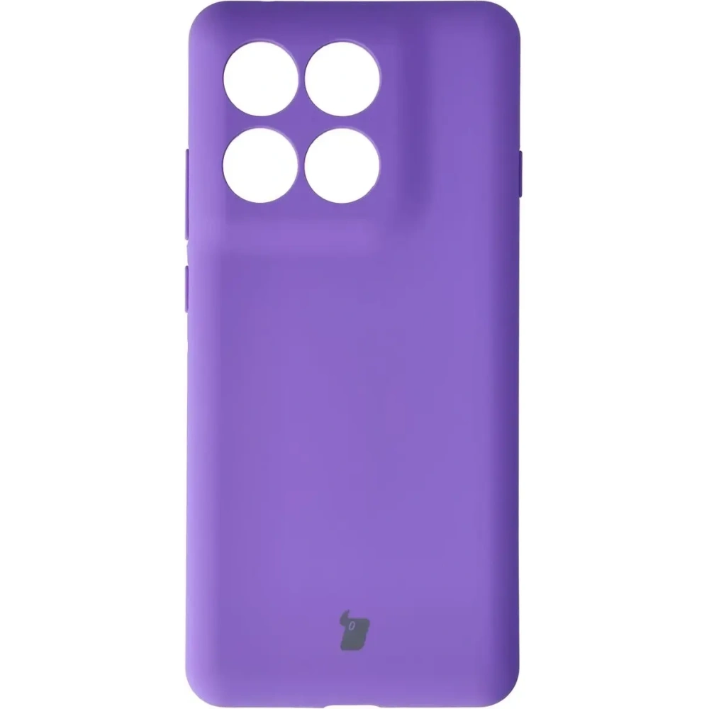 Silikonowe etui Bizon Soft Case do Motorola Edge 60 Pro fioletowe