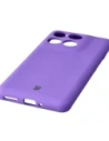 Silikonowe etui Bizon Soft Case do Motorola Edge 60 Pro fioletowe