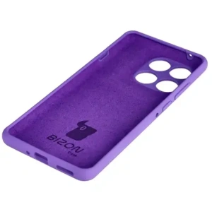 Silikonowe etui Bizon Soft Case do Motorola Edge 60 Pro fioletowe