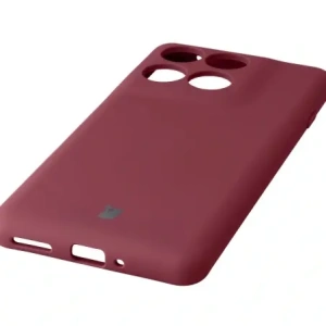 Silikonowe etui Bizon Soft Case do Motorola Edge 60 Pro ciemnofioletowe