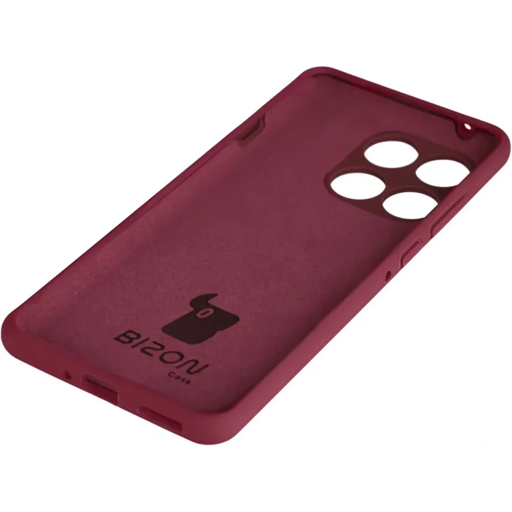 Silikonowe etui Bizon Soft Case do Motorola Edge 60 Pro ciemnofioletowe