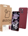 Silikonowe etui Bizon Soft Case do Motorola Edge 60 Pro ciemnofioletowe