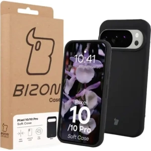 Silikonowe etui Bizon Soft Case do Google Pixel 10 / 10 Pro czarne