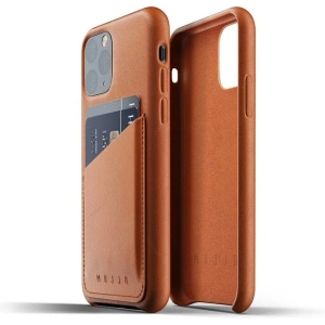 Mujjo Full Leather Wallet Case Apple iPhone 11 Pro (brown)