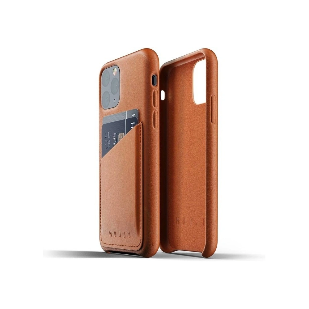 Hurtownia GSM - Etui Mujjo Full Leather Wallet Case Apple iPhone 11 Pro (brązowe) - MUJ027BR - {ean13} - Hurt