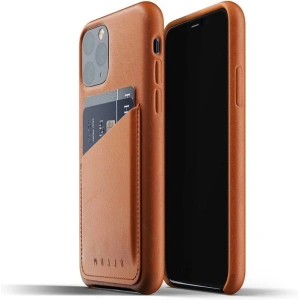Mujjo Full Leather Wallet Case Apple iPhone 11 Pro (brown)