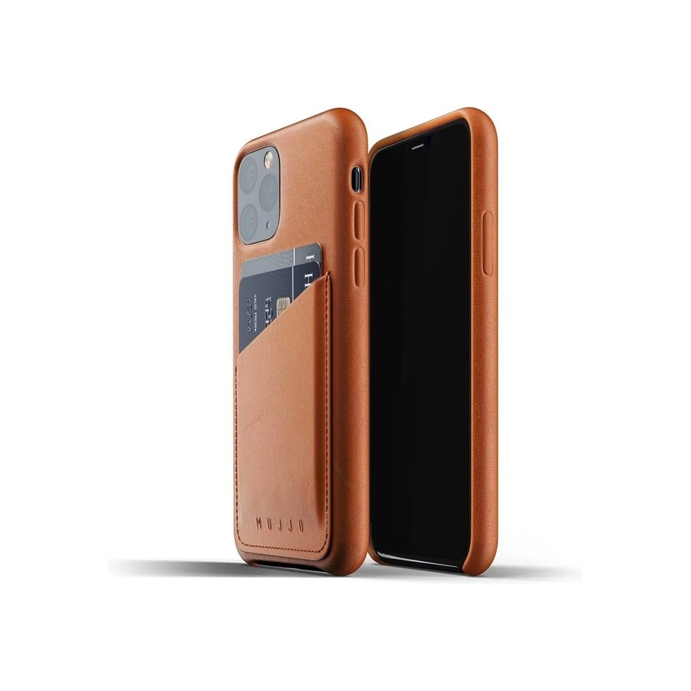 Hurtownia GSM - Etui Mujjo Full Leather Wallet Case Apple iPhone 11 Pro (brązowe) - MUJ027BR - {ean13} - Hurt