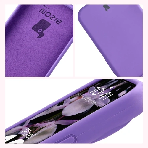 Silikonowe etui Bizon Soft Case do Google Pixel 10 / 10 Pro fioletowe