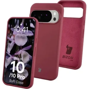Silikonowe etui Bizon Soft Case do Google Pixel 10 / 10 Pro ciemnofioletowe