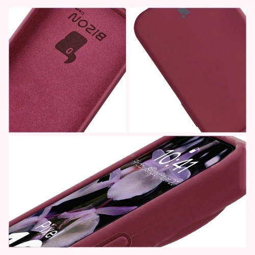Silikonowe etui Bizon Soft Case do Google Pixel 10 / 10 Pro ciemnofioletowe
