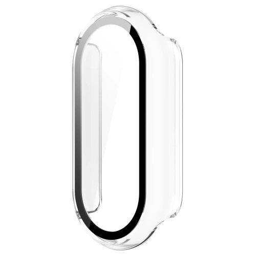 Etui ze szkłem do zegarka Bizon Case+Glass Watch do Xiaomi Smart Band 10 przeźroczyste