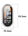 Etui ze szkłem do zegarka Bizon Case+Glass Watch do Xiaomi Smart Band 10 przeźroczyste