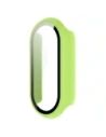 Etui ze szkłem do zegarka Bizon Case+Glass Watch do Xiaomi Smart Band 10 jasnozielone