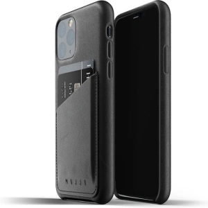 Mujjo Full Leather Wallet Case Apple iPhone 11 Pro (black)