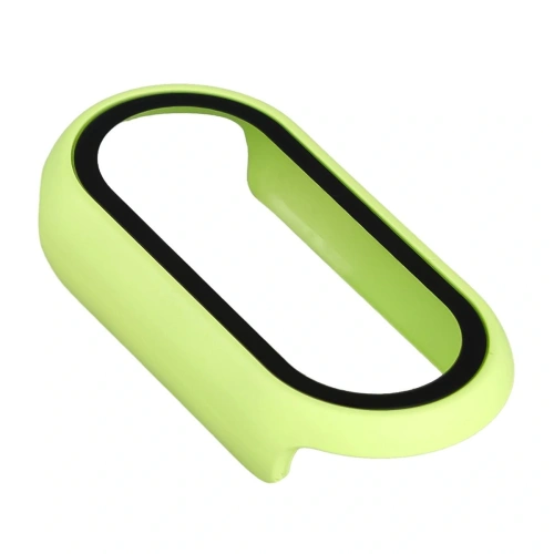 Etui ze szkłem do zegarka Bizon Case+Glass Watch do Xiaomi Smart Band 10 jasnozielone