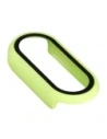 Etui ze szkłem do zegarka Bizon Case+Glass Watch do Xiaomi Smart Band 10 jasnozielone