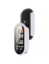 Etui ze szkłem do zegarka Bizon Case+Glass Watch do Xiaomi Smart Band 10 jasnofioletowe
