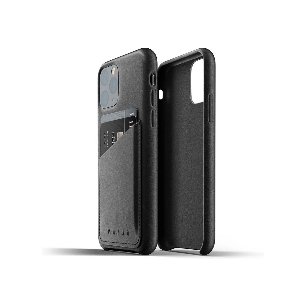 Hurtownia GSM - Etui Mujjo Full Leather Wallet Case Apple iPhone 11 Pro (czarne) - MUJ030BLK - {ean13} - Hurt