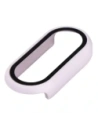 Etui ze szkłem do zegarka Bizon Case+Glass Watch do Xiaomi Smart Band 10 jasnofioletowe