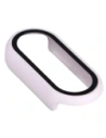 Etui ze szkłem do zegarka Bizon Case+Glass Watch do Xiaomi Smart Band 10 jasnofioletowe