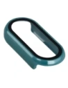 Etui ze szkłem do zegarka Bizon Case+Glass Watch do Xiaomi Smart Band 10 ciemnozielone