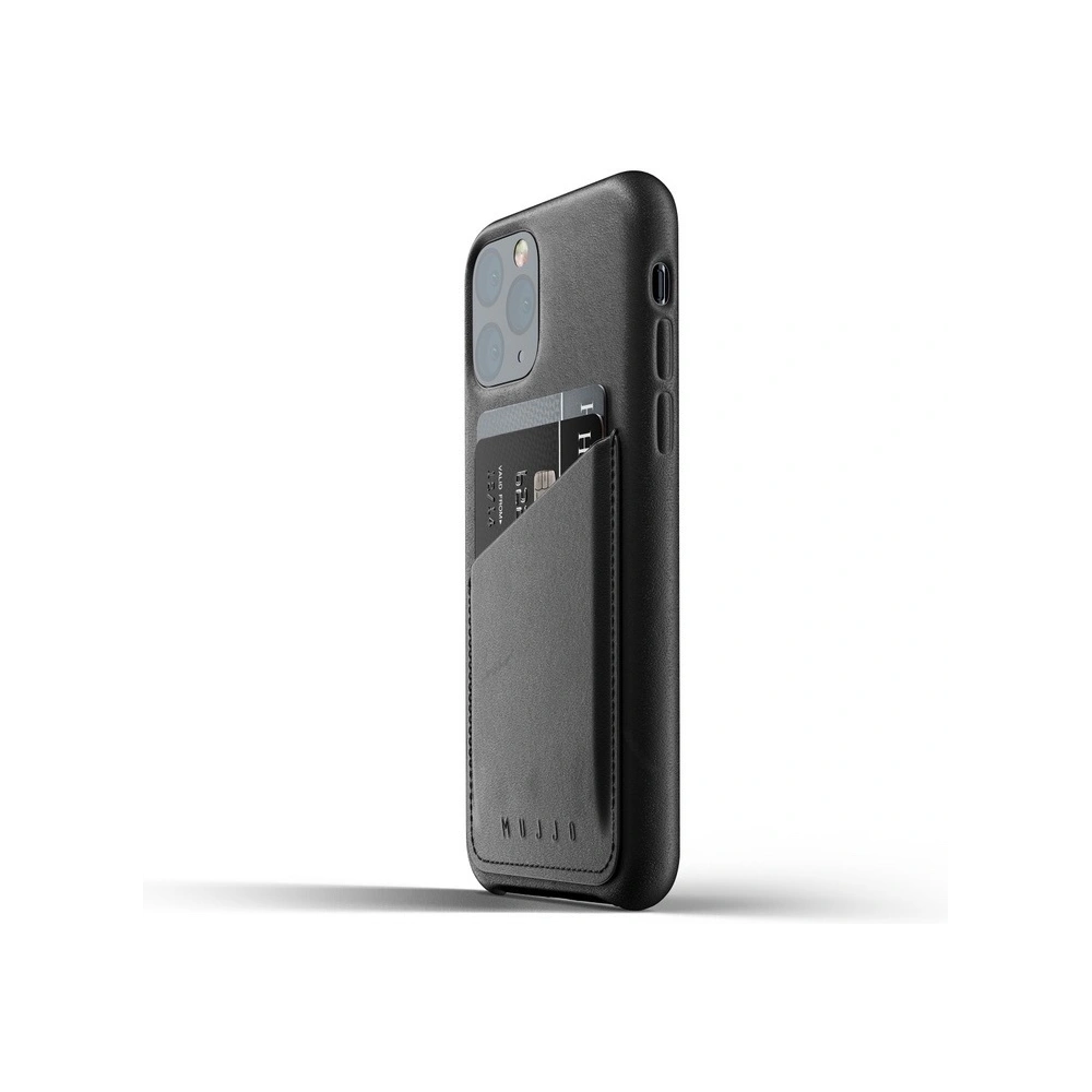 Hurtownia GSM - Etui Mujjo Full Leather Wallet Case Apple iPhone 11 Pro (czarne) - MUJ030BLK - {ean13} - Hurt