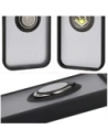 Etui z uchwytem na palec Bizon Case Hybrid Ring do Google Pixel 10 / 10 Pro przydymione z czarną ramką
