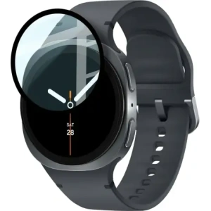 Szkło hybrydowe Bizon Glass Watch Edge Hybrid dla Samsung Galaxy Watch 8 40mm czarne