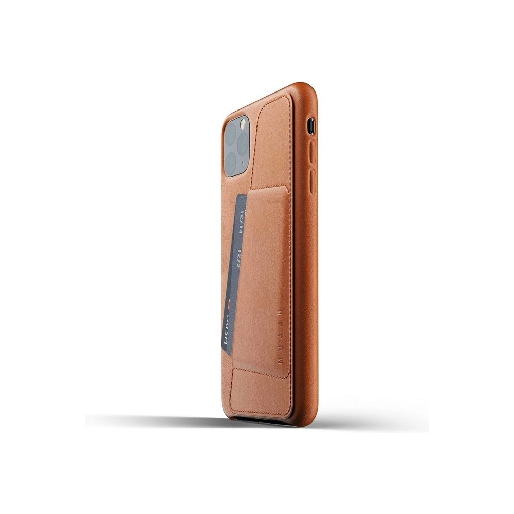 Hurtownia GSM - Etui Mujjo Full Leather Wallet Case Apple iPhone 11 Pro Max (brązowe) - MUJ028BR - {ean13} - Hurt