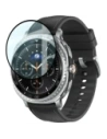 Szkło hybrydowe Bizon Glass Watch Edge Hybrid dla Samsung Galaxy Watch 8 Classic 46mm czarne