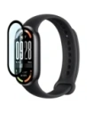 Szkło hybrydowe Bizon Glass Watch Edge Hybrid dla Xiaomi Smart Band 10 czarne