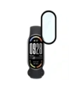 Szkło hybrydowe Bizon Glass Watch Edge Hybrid dla Xiaomi Smart Band 10 czarne