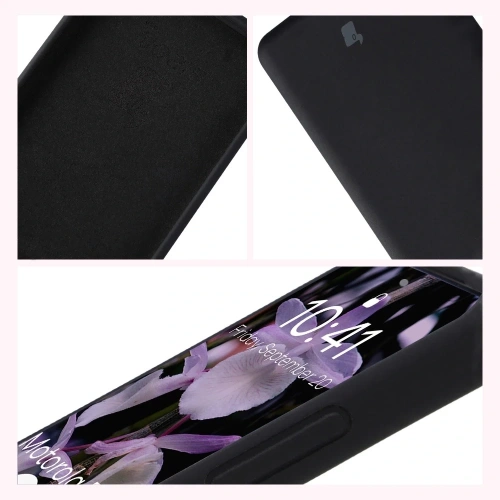 Silikonowe etui Bizon Soft Case do Motorola Edge 60 Fusion / 60 czarne