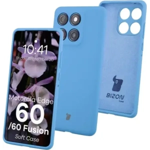 Silikonowe etui Bizon Soft Case do Motorola Edge 60 Fusion / 60 niebieskie