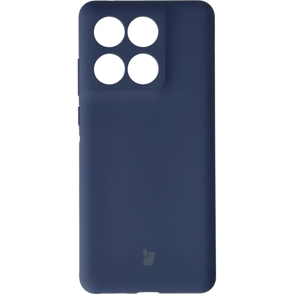 Silikonowe etui Bizon Soft Case do Motorola Edge 60 Fusion / 60 ciemnoniebieskie