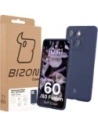 Silikonowe etui Bizon Soft Case do Motorola Edge 60 Fusion / 60 ciemnoniebieskie