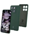Silikonowe etui Bizon Soft Case do Motorola Edge 60 Fusion / 60 ciemnozielone