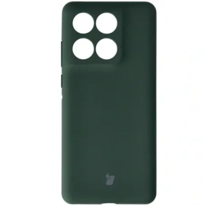 Silikonowe etui Bizon Soft Case do Motorola Edge 60 Fusion / 60 ciemnozielone