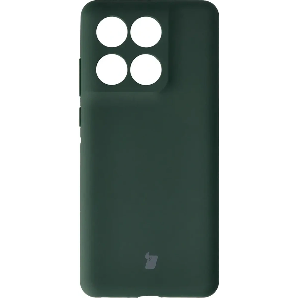 Silikonowe etui Bizon Soft Case do Motorola Edge 60 Fusion / 60 ciemnozielone