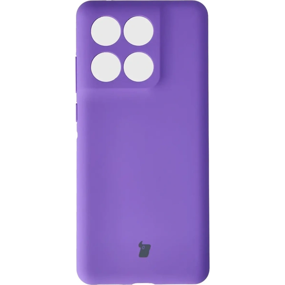 Silikonowe etui Bizon Soft Case do Motorola Edge 60 Fusion / 60 fioletowe