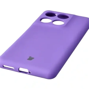 Silikonowe etui Bizon Soft Case do Motorola Edge 60 Fusion / 60 fioletowe