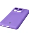 Silikonowe etui Bizon Soft Case do Motorola Edge 60 Fusion / 60 fioletowe