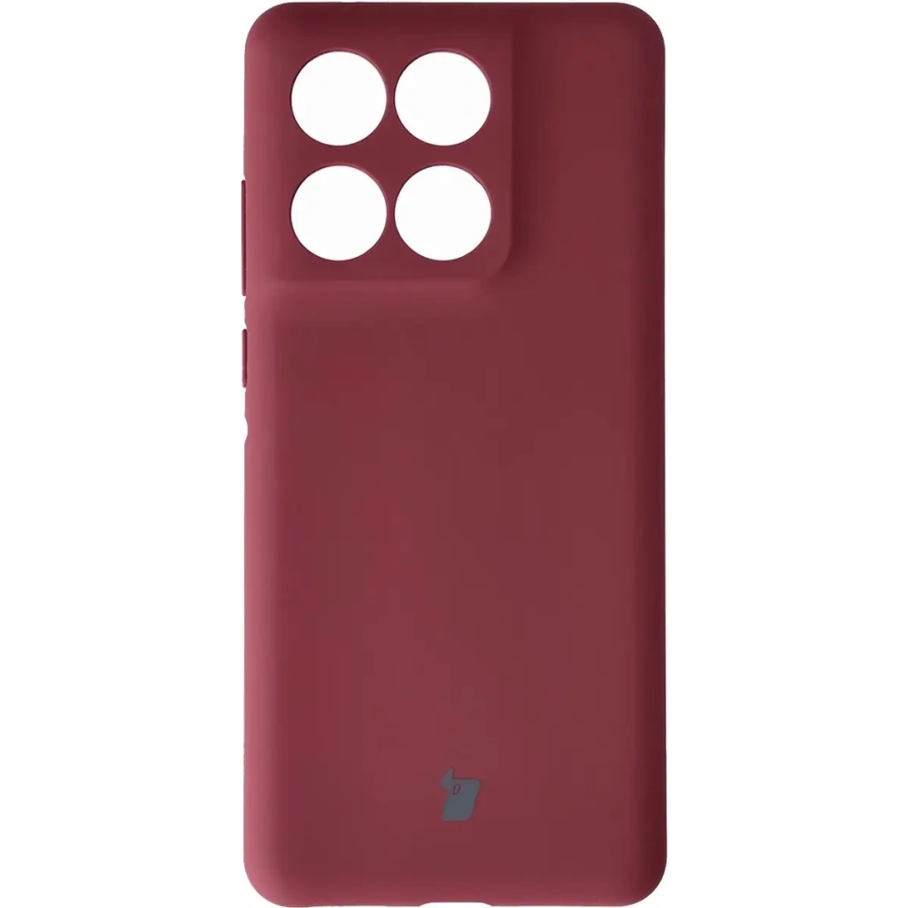 Silikonowe etui Bizon Soft Case do Motorola Edge 60 Fusion / 60 ciemnofioletowe