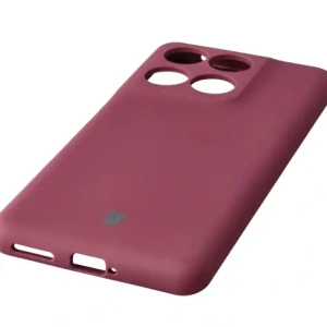 Silikonowe etui Bizon Soft Case do Motorola Edge 60 Fusion / 60 ciemnofioletowe