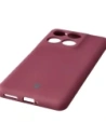 Silikonowe etui Bizon Soft Case do Motorola Edge 60 Fusion / 60 ciemnofioletowe