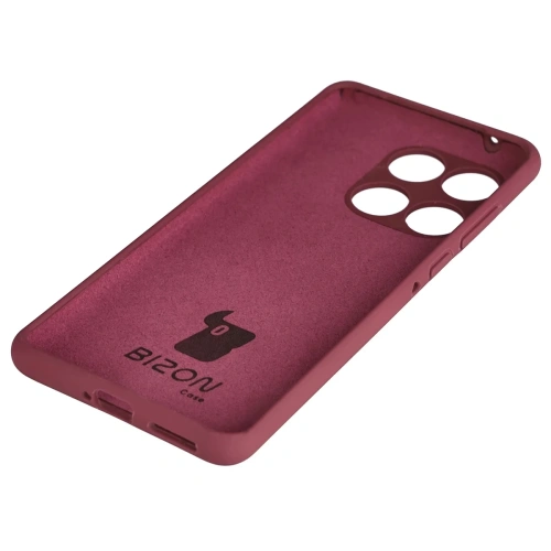 Silikonowe etui Bizon Soft Case do Motorola Edge 60 Fusion / 60 ciemnofioletowe