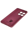 Silikonowe etui Bizon Soft Case do Motorola Edge 60 Fusion / 60 ciemnofioletowe