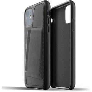 Mujjo Full Leather Wallet Case Apple iPhone 11 (black)