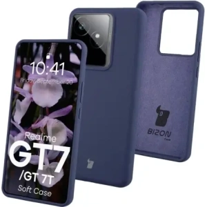 Silikonowe etui Bizon Soft Case do Realme GT 7 / 7T ciemnoniebieskie